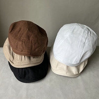 Mujeres Hombres Retro Lino Boina Newsboy Cap Verano Transpirable Casual Vintage Conductor Camionero Sombrero Casual