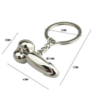 Humorous erkek komik erkek Penis kolye anahtarlık eğlenceli hediye fikir Metal anahtarlık araba çantası Charms - Product Image 2