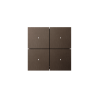 Interrupteur mural intelligent pour maison connectée, système KNX, interrupteurs intelligents KNX pour éclairage, 1 à 4 boutons poussoirs