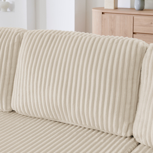 Canapé modulaire en forme de <span class=keywords><strong>U</strong></span>, canapé sectionnel compressé, style minimaliste moderne, canapé en velours côtelé - Product Image 3