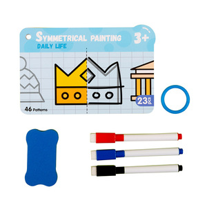 Nuevo Juego Educativo Infantil <span class=keywords><strong>de</strong></span> Alta Calidad con 23 Tarjetas <span class=keywords><strong>de</strong></span> Dibujo <span class=keywords><strong>de</strong></span> Cuadrícula Simétrica, Utilizado para Entrenar la Coordinación Mano-Ojo. - Product Image 5