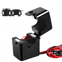 Transformador de corriente de núcleo dividido de plástico monofásico Kehui KHCT97 100A-400A AC CT pinza amperimétrica