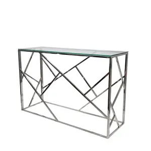 lilian farmhouse folding trestle console to dining table floating crystal woven marble effect console table