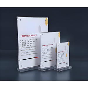 Chất lượng cao tùy chỉnh <span class=keywords><strong>Acrylic</strong></span> dấu hiệu hiển thị giá chủ giá vé menu Bảng hiển thị - Product Image 2