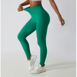 Leggings de yoga pour femmes, taille haute, effet push-up, <span class=keywords><strong>sexy</strong></span>, 87 % polyester, 13 % élasthanne - Product Image 5