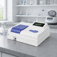Spectrophotomètre UV-VIS Aoda 752N Plus à écran tactile 7 pouces, instrument analytique de précision de laboratoire à faisceau partagé, vente en gros