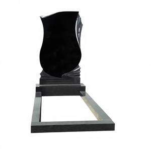 Pierre tombale rectangulaire moderne en marbre de haute qualité avec garantie d'un an pour usage funéraire - Product Image 4