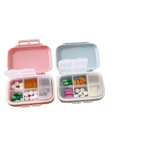 Mini Pill Storage Box Portable Pillbox Travel Medical Drugs Tablet Storage Container Medicine Organizer Storage Box