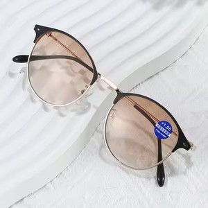 Moda Cat Eye bifocale presbiopia occhiali da lettura Anti-blu luce telaio in metallo per la lettura all'aperto all'ingrosso - Product Image 4