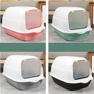 <span class=keywords><strong>Caja</strong></span> <span class=keywords><strong>de</strong></span> <span class=keywords><strong>arena</strong></span> para gatos <span class=keywords><strong>cerrada</strong></span> Desodorante completamente a prueba <span class=keywords><strong>de</strong></span> derrames Inodoro para gatos Pala bidireccional <span class=keywords><strong>Caja</strong></span> <span class=keywords><strong>de</strong></span> <span class=keywords><strong>arena</strong></span> para inodoro para gatos <span class=keywords><strong>de</strong></span> gran capacidad <span class=keywords><strong>Caja</strong></span> <span class=keywords><strong>de</strong></span> <span class=keywords><strong>arena</strong></span> <span class=keywords><strong>cerrada</strong></span> - Product Image 3