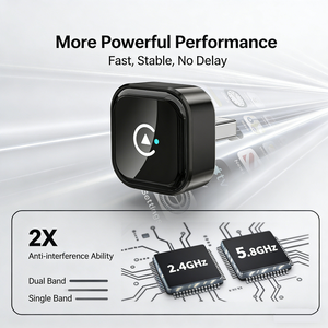 Adaptateur universel pour autoradio 2 en 1, dongle CarPlay sans fil Plug and Play, Android Auto filaire vers sans fil - Product Image 4