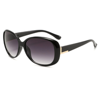NWO T1824 Lunettes de soleil rétro surdimensionnées amincissantes pour le visage, haute couture, protection UV400, vente en gros directe usine