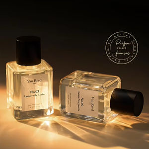Di lusso di alta qualità vuota bottiglia di profumo di vetro 30ml 100ml profumo contenitore <span class=keywords><strong>50</strong></span> <span class=keywords><strong>ml</strong></span> con scatola regalo bianco sacchetto di carta - Product Image 2