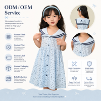 Robe d'été pour filles MZJ 100% coton, col rond, sans manches, imprimé cœur, style coréen, vêtements pour enfants mignons et amusants, ODM