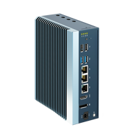 PC d'automatisation industrielle fiable Intel J6412 X6425E, ordinateur de périphérie à triple LAN et large plage de tension pour passerelle IoT