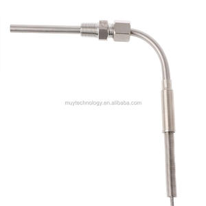 Sonde de type K de capteur de température de thermocouple à haute température avec câble de tresse SS pour la fusion de four industriel - Product Image 4