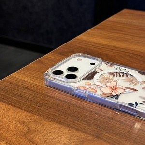Al por mayor funda de teléfono bonita y floral para iPhone 17 Air, funda de teléfono magnética para celebridades de Internet para iPhone 17 16 Pro Max - Product Image 5