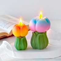 Moule en silicone pour gâteau en forme de tulipe - Antiadhésif, résistant à la chaleur, compatible four