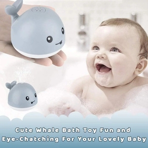 Juguetes de baño para bebés, superventas, <span class=keywords><strong>bañera</strong></span> de verano, juguetes para duchas, <span class=keywords><strong>ballena</strong></span> para niños, juguete de baño de agua pulverizada de inducción automática con luz - Product Image 4