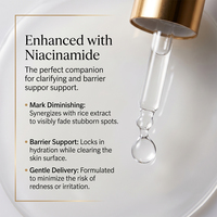 Sérum Visage Professionnel à l'Extrait de Riz AHA+BHA Acide Tranexamique Niacinamide Exfoliant Lissant Hydratant Éclaircissant