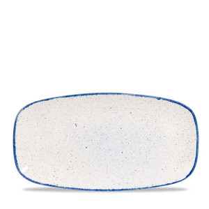 Plateau de service rectangulaire bleu indigo 29,8 × 15,3 cm Churchill Stonecast12Hbixo1 - Product Image 1