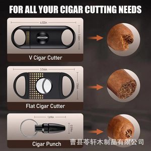 Nouvel humidor à cigares en bois pour la maison, avec couvercle transparent, boîte de rangement pour cigares en bois massif, boîte de collection de cigares en bois - Product Image 3