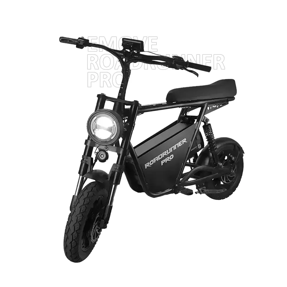 EMOVE RoadRunner Pro Seated Electric Scooter With Innovative, Easy to Replace Split Rim Wheel Motor