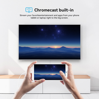 Chrome Cast dengan Google TV Live Tv Gratis Amlogic S905Y4 4K Android Tv Stick dengan Google Certified 4K Box