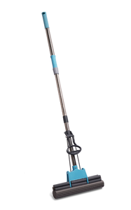 Fregona de esponja de PVA de alta densidad, cabeza de hierro reemplazable, tela de microfibra, mango telescópico, servicios de <span class=keywords><strong>limpieza</strong></span> de agua para pedidos a granel - Product Image 2