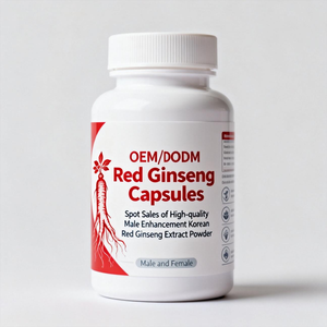 Kırmızı <span class=keywords><strong>Ginseng</strong></span> Kapsülleri, Yüksek Kaliteli Erkek Performans Arttırıcı Kore Kırmızı <span class=keywords><strong>Ginseng</strong></span> Ekstresi Tozu Erkek ve Kadın 60 OEM/ODM Spot Satışları - Product Image 2
