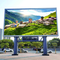 Écran LED géant fixe d'extérieur pour publicité vidéo 3D, panneau d'affichage P3.91 P4.81 P6.25 HD, affichage LED à vision directe