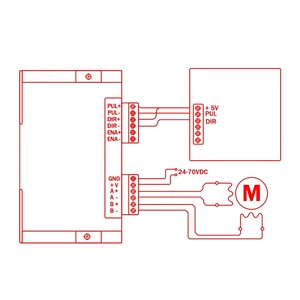 ไดรเวอร์ไมโครสเต็ปดิจิตอล CNC <span class=keywords><strong>DM542</strong></span> 2 เฟส 4.2A สำหรับมอเตอร์สเต็ปเปอร์ Nema23 แรงดัน 20-50V สำหรับเครื่องพิมพ์ 3 มิติ และเครื่อง CNC - Product Image 5