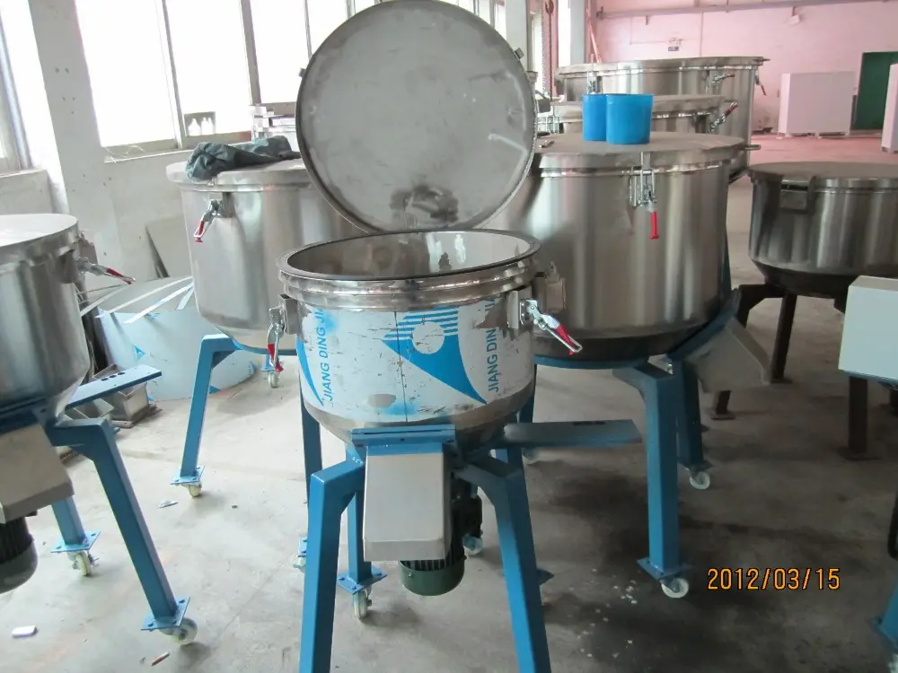 Industrial Plastic Raw Material 100kg Vertical Mixer With CE