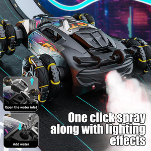 Coche de Control Remoto de <span class=keywords><strong>2.4</strong></span> GHz con 4 Ruedas, Aleación, 4WD, con Luces y Spray - Product Image 3