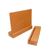 Carte d'artisanat en hêtre pour la décoration de la maison cadeau créatif artisanat en bois d'Europe carte en bois gravure artisanat Base de carte en bois