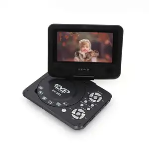 7.5 Inches Screen Rechargeable Battery TV USB FM Portable DVD Player