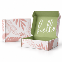 Scatola per Spedizioni Personalizzata in Cartone Premium per Ordini all'Ingrosso, con Interno Verde Stampato, Chiusura Sicura e Facile Montaggio, Ideale per Prodotti Skincare