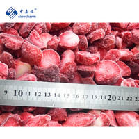 Sinocharm IQF Vers Fruit OEM Merken 1KG Gesneden Snelgevroren Commerciële Gekweekte Diepvries Aardbeien voor Bakken