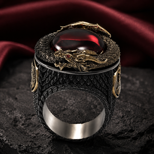 Anello con Motivo a Drago, Design Creativo per Uomo - Product Image 3