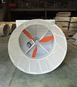 Ventilador de escape con marco de fibra de vidrio de 1460 mm personalizado para sistema de ventilación de presión negativa en granjas avícolas, exportación a granel OEM - Product Image 1
