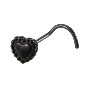 Bijoux de <span class=keywords><strong>Piercing</strong></span> pour le corps et la <span class=keywords><strong>narine</strong></span> en acier inoxydable, <span class=keywords><strong>Piercing</strong></span> pour le <span class=keywords><strong>nez</strong></span> et le cœur pour femmes et hommes, crochets multicolores en forme de S - Product Image 5