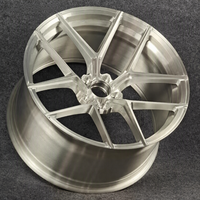 Jantes OEM personnalisées forgées de luxe en acier brossé à cinq branches, nouvelles jantes 5x114.3/5x127/5x130 de 16 à 22 pouces pour M1/M2/M3/M4/M5