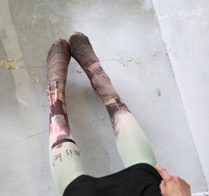 <span class=keywords><strong>Calze</strong></span> a Rete con Stampa di Gatti alla Moda, Collant Trasparenti con Motivo di Gatti Carini, Collant Stampati in 3D per Ragazze Adolescenti - Product Image 3