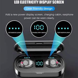 Nuevos Auriculares Inalámbricos Originales F9 Air Tws BT 5.0 con Bajos 3D, Audífonos <span class=keywords><strong>Airdots</strong></span> <span class=keywords><strong>Pro</strong></span> - Product Image 3