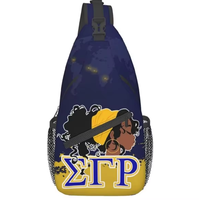 Nueva Mochila Bandolera Sigma Gamma Rho para Mujer, Deportiva, de Viaje, Gran Capacidad, Precio Bajo, Personalizable al por Mayor