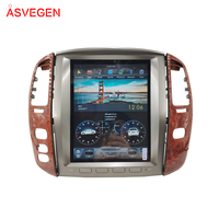 Vente en gros d'écran tactile Tesla 12,1 pouces, autoradio Android, lecteur DVD vidéo pour Lexus LX470 2006- avec GPS BT Wifi