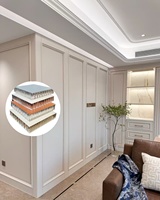 Les panneaux de porte d'armoire haut de gamme et les panneaux muraux en nid d'abeille en aluminium SPC pour plafond sont imperméables et ignifuges