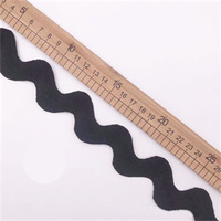 Vente en gros de haute qualité multicolore 2cm Ric Rac ruban Zig Zag garniture pour vêtement personnalisé Rick Rack garniture