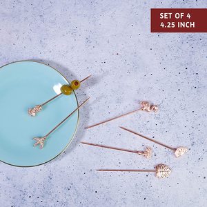 Palillos de Cóctel o Palillos para Martini de Acero Inoxidable Color Oro Rosa, Palillos Reutilizables para Pesca con Mosca Seca <span class=keywords><strong>Catskill</strong></span> Blue Ice de España Yichang - Product Image 2