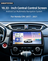 Unidad Principal Android CarPlay de 10.33 Pulgadas para Honda CRV CR-V 2017-2021, Navegación GPS, Radio Estéreo, DSP, Reproductor Multimedia 4G LTE